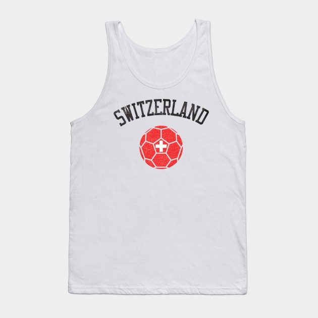 Switzerland Soccer Team Heritage Flag Tank Top by ryanjaycruz